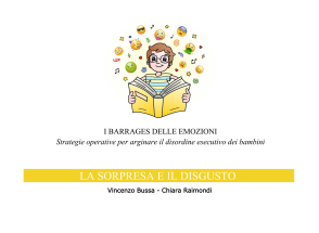 I BARRAGES DELLE EMOZIONI - La sorpresa e il disgusto